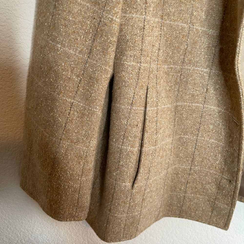‎Vintage wool tan windowpane jacket - Picture 3 of 6